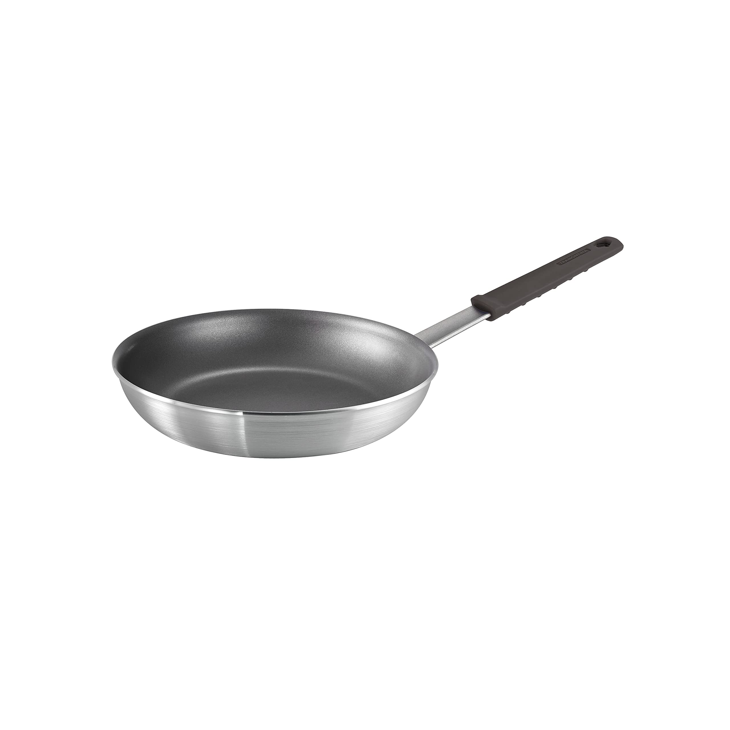 Tramontina front view showing pan shape and professional finish for durable cooking