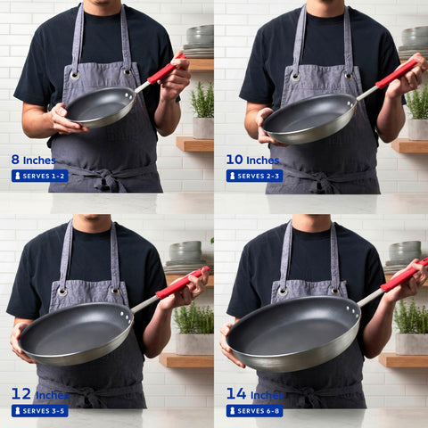 Tramontina oven-ready pan inside oven showing safe transfer and heat tolerance