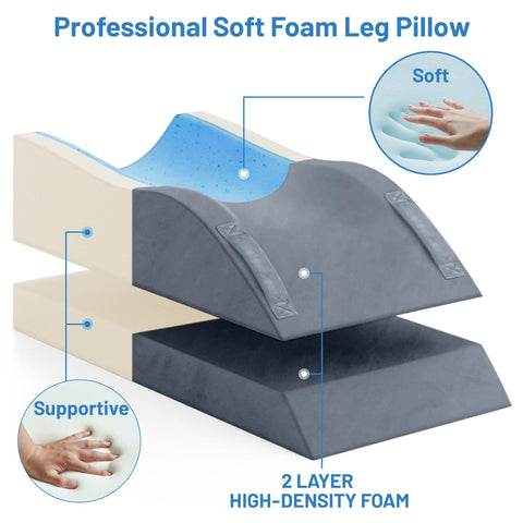 TranquilRelax large U-shaped zipper and plush fabric for easy removal and washing