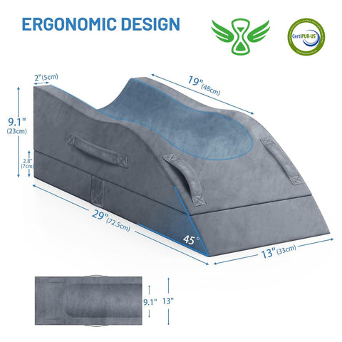 TranquilRelax layered foam detail highlighting memory foam top and supportive base