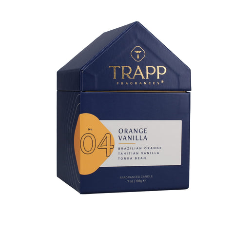 Trapp visual of Brazilian orange, vanilla, tonka bean representing scent blend