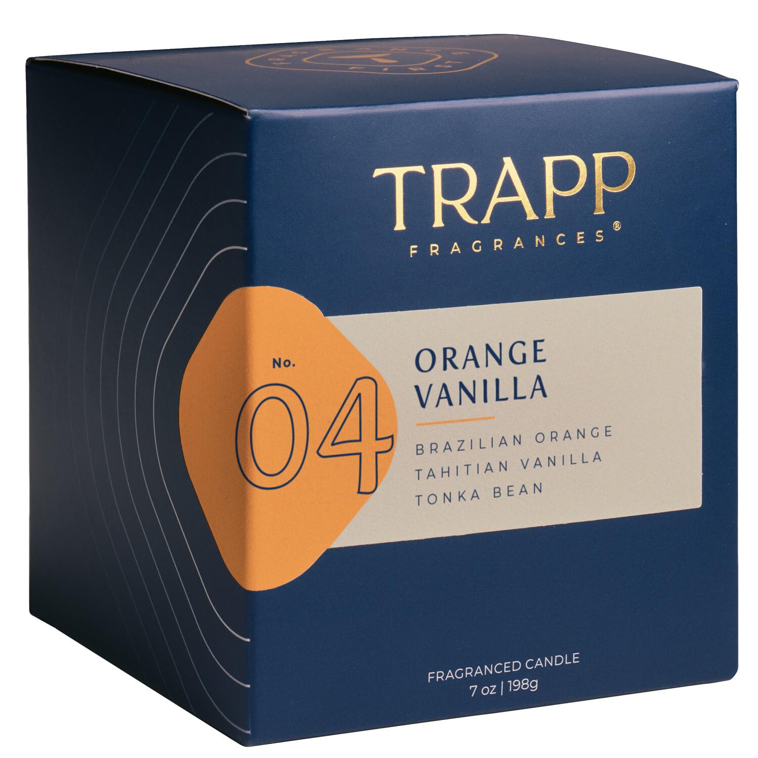 Trapp candle lit in a living room setting conveying warm ambiance and calming scent