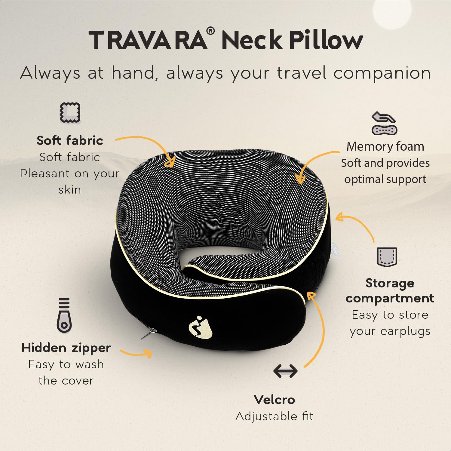 TRAVARA memory foam close-up texture demonstrating plush comfort
