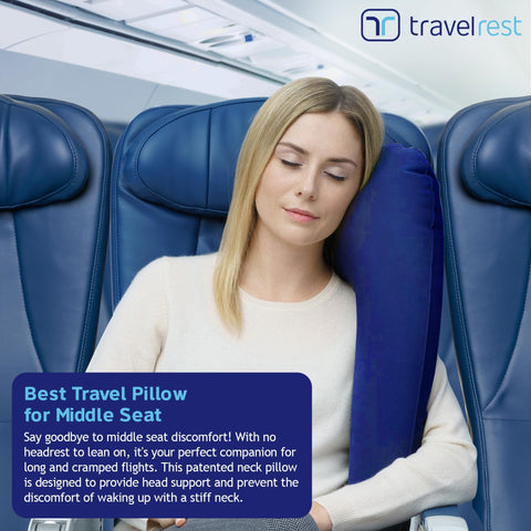 TRAVELREST close-up valve detail for fast inflation and secure seal