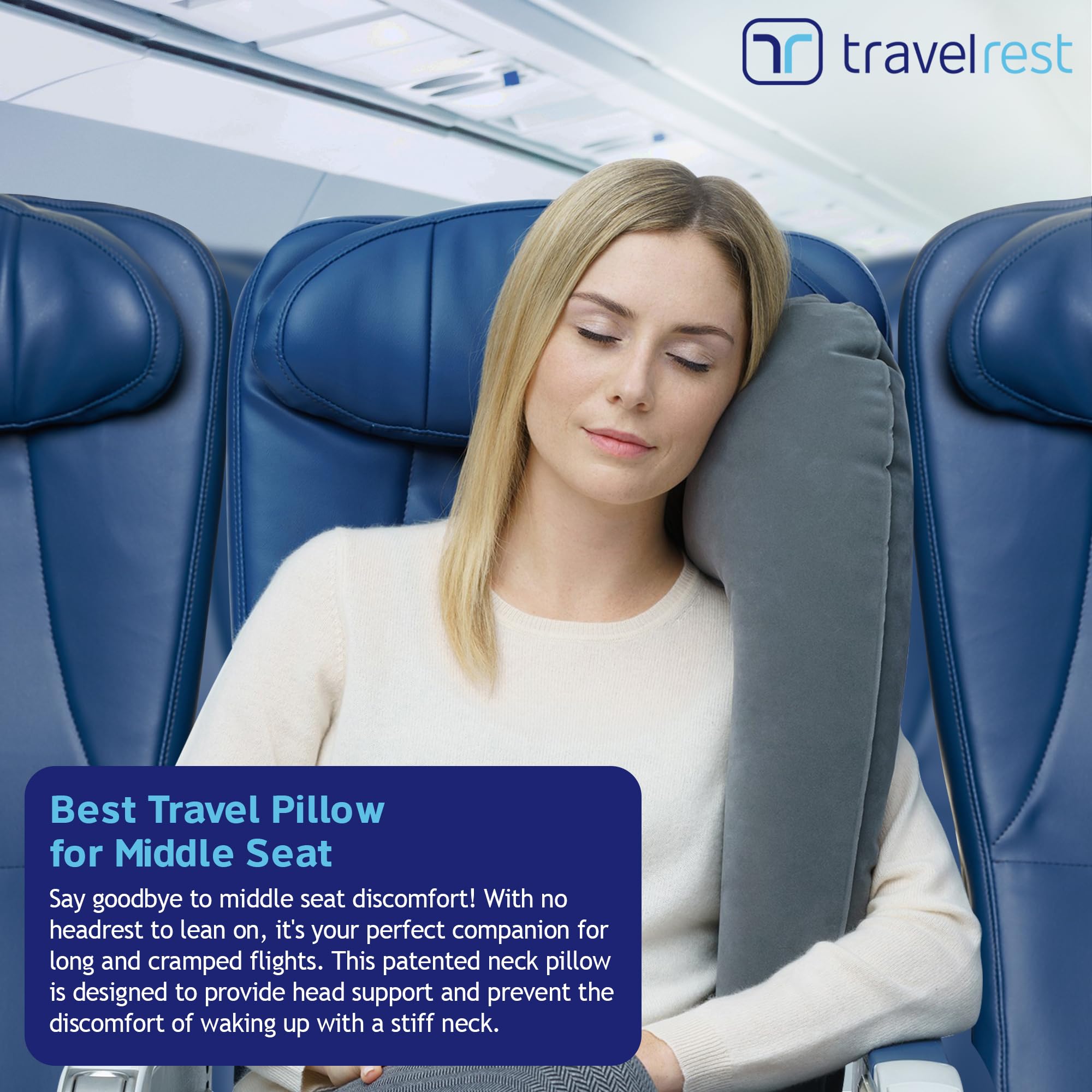 TRAVELREST inflation valve detail for fast setup and adjustable firmness benefit