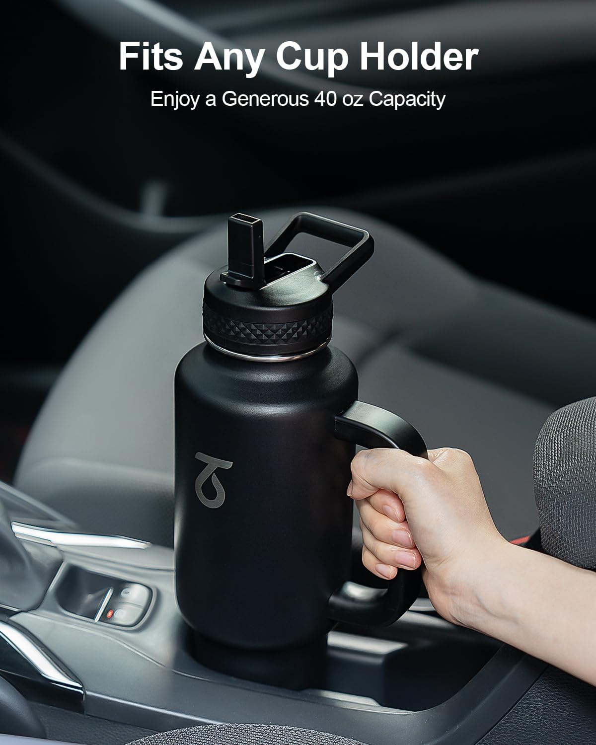 Trebo side-handle close-up displaying ergonomic grip for secure carrying