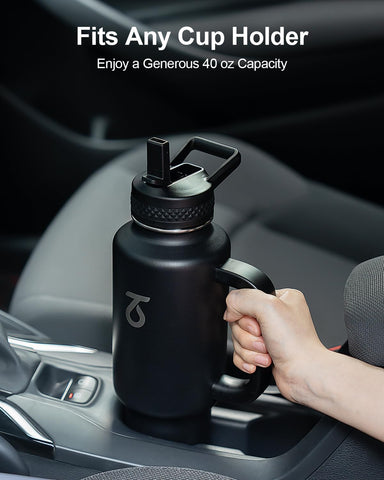 Trebo side-handle close-up displaying ergonomic grip for secure carrying