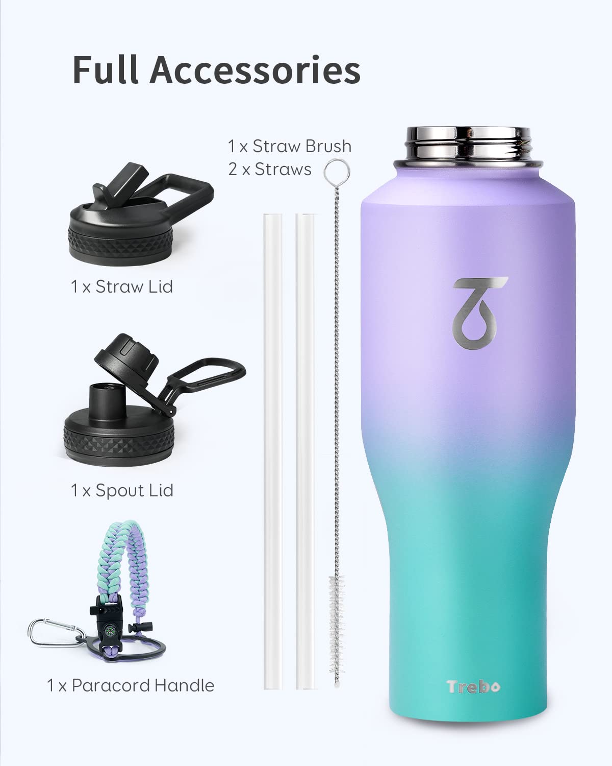Trebo in a hiker's hand illustrating portability and outdoor convenience
