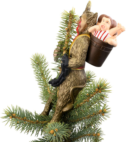 Tree Buddees Krampus packaging box protecting topper for storage and gifting