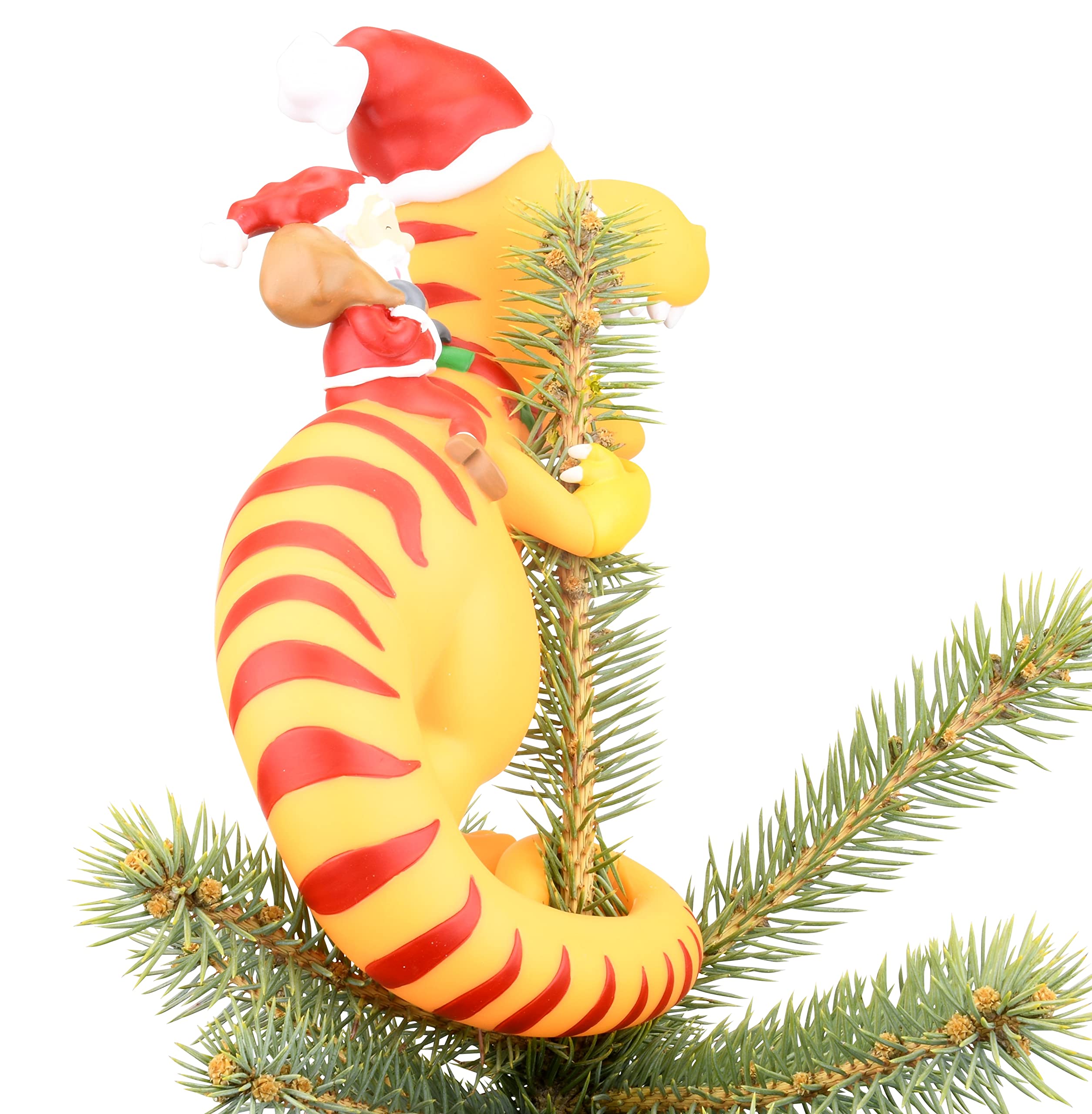 Tree Buddees topper next to a ruler showing 10-inch size for scale and placement planning