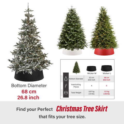 Tree Nest scale comparison beside tree stand shows exact fit guidance