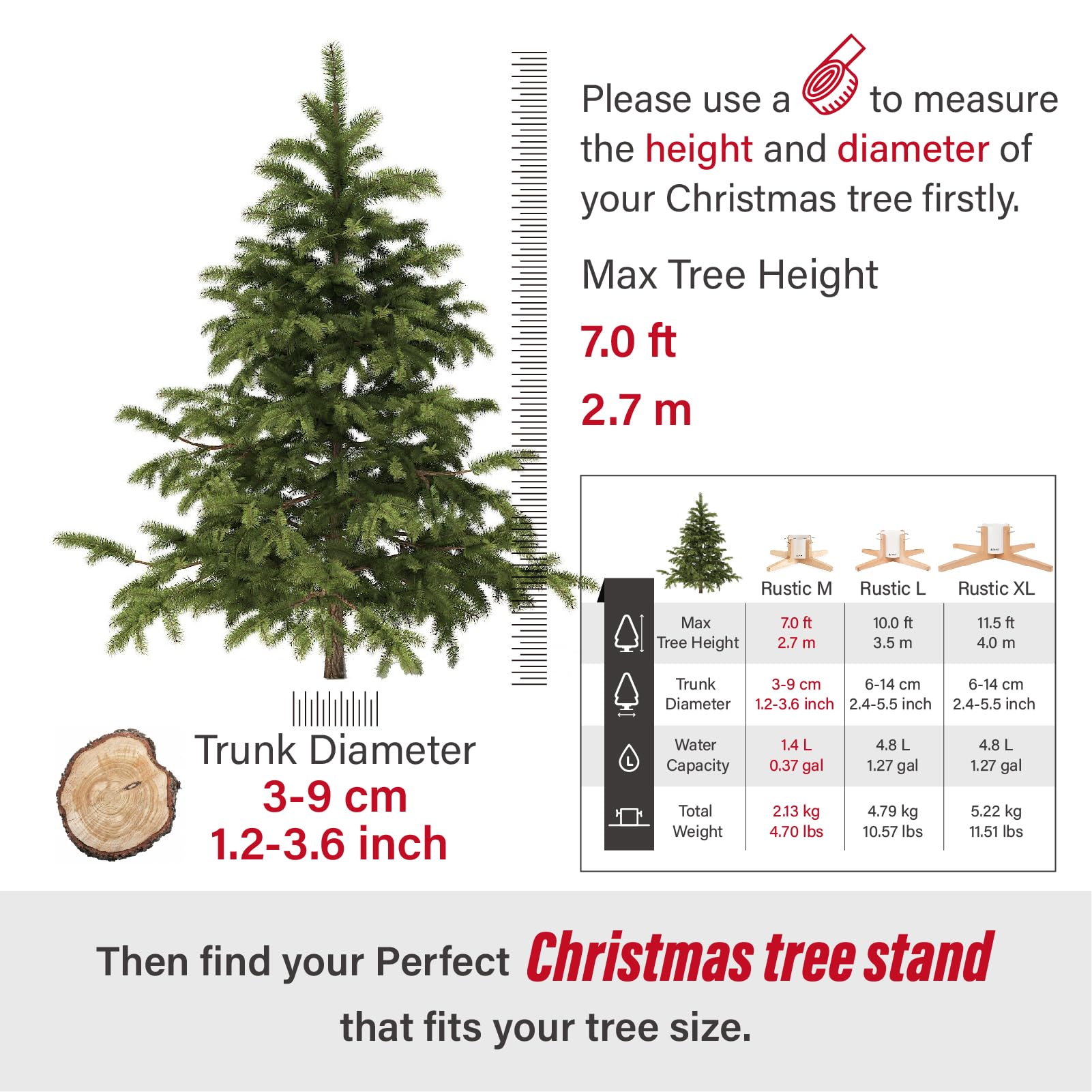 Tree Nest installed with a Christmas tree in a living room setting for style