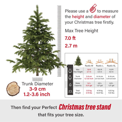 Tree Nest installed with a Christmas tree in a living room setting for style