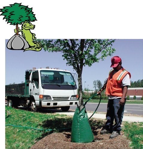 Treegator close-up of fill cap for easy hose filling and fast refills