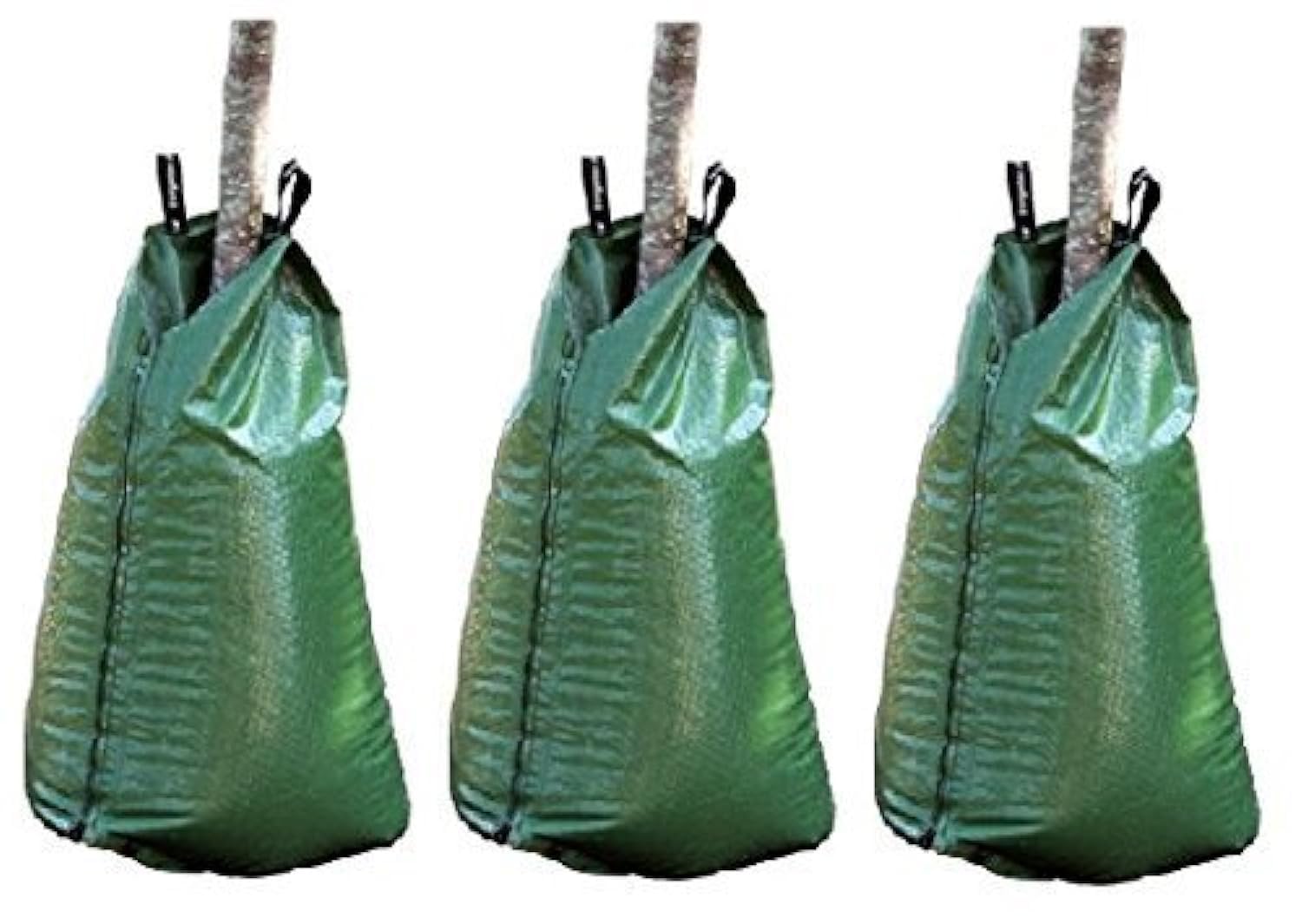 Treegator front view 20 gallon bag showing durable fabric and secure fastening benefits
