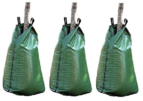 Treegator bag next to a hand for scale demonstrating compact storage benefit