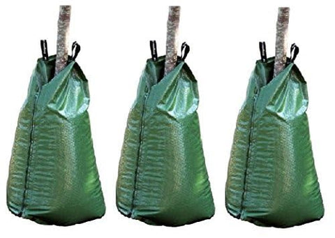 Treegator bag next to a hand for scale demonstrating compact storage benefit