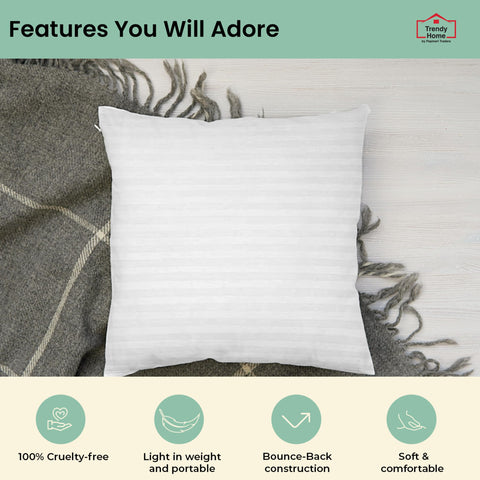 Trendy Home pillows styled on a couch demonstrating enhanced comfort and decorative impact