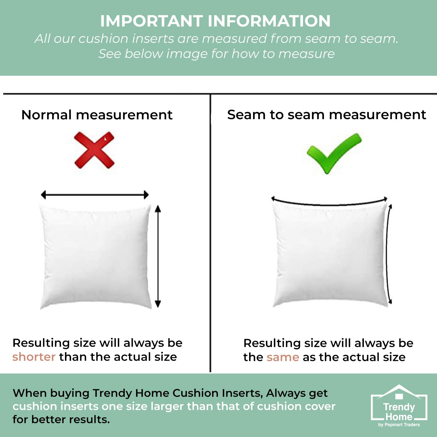 Trendy Home vacuum-sealed packaging view illustrating compact shipping and easy unpacking