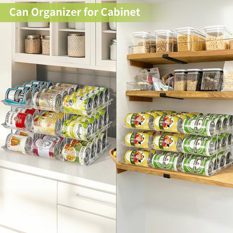 TrendyBin feeding cans forward illustrating easy one-handed access