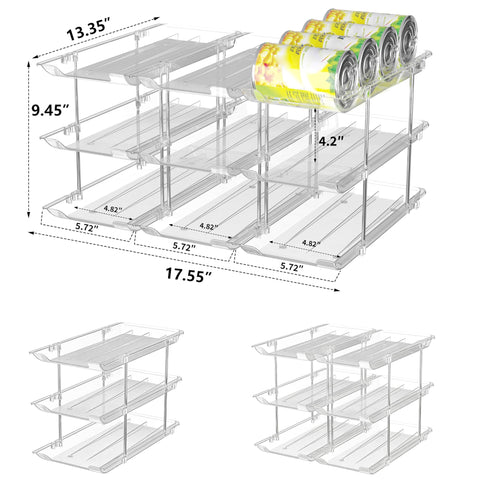 TrendyBin two units stacked demonstrating expandable vertical storage