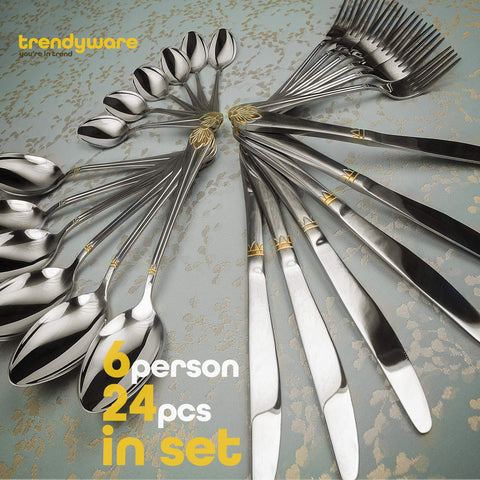 TrendyWare gold-accent close-up highlighting elegant detailing and refined look