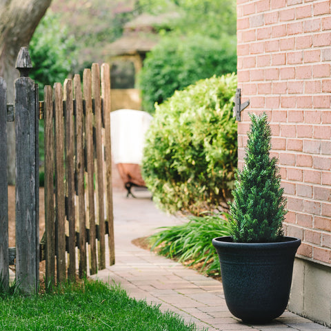 TRESIL on a porch beside door demonstrating welcoming entrance style
