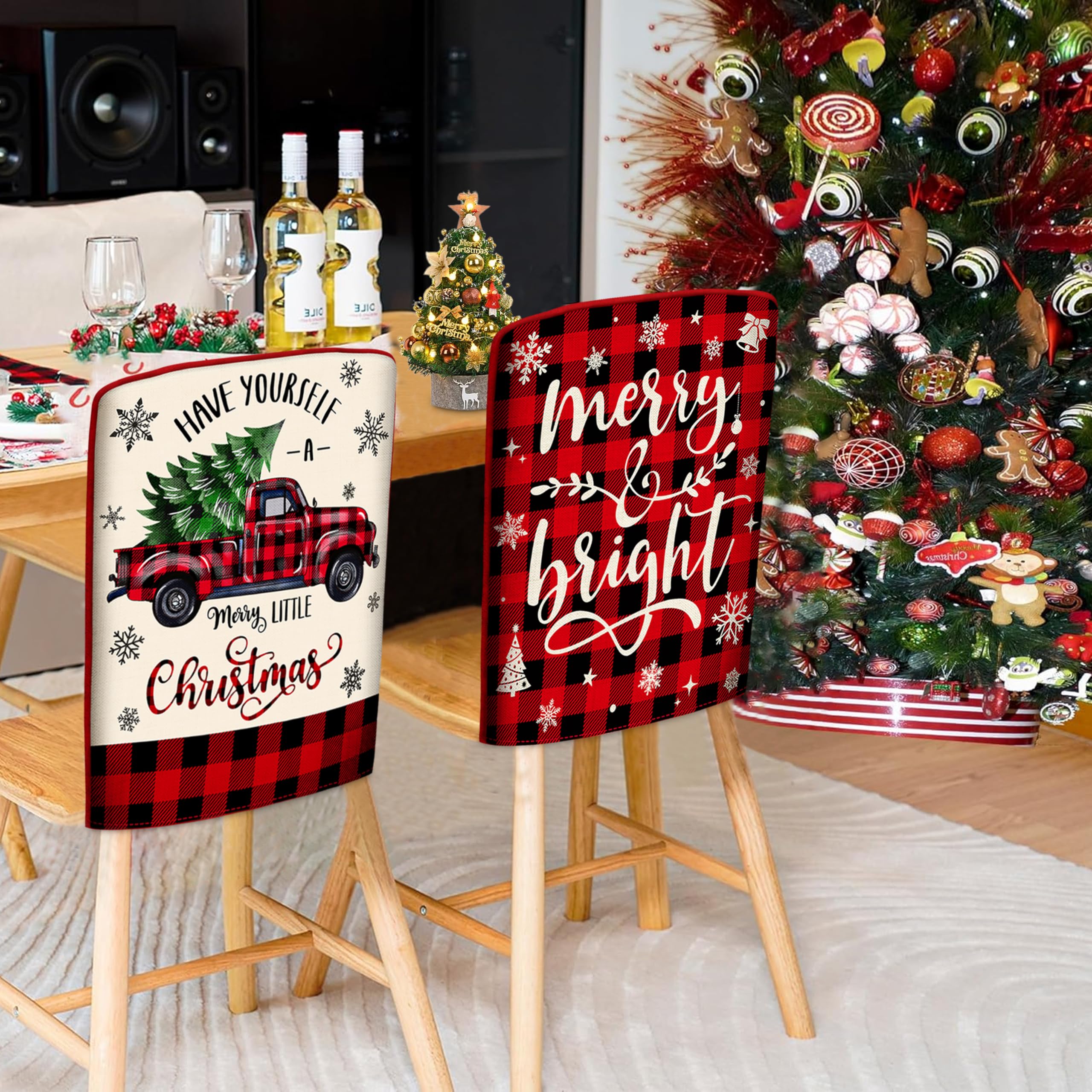 TREWAVE cozy dining room with covers adding instant festive atmosphere
