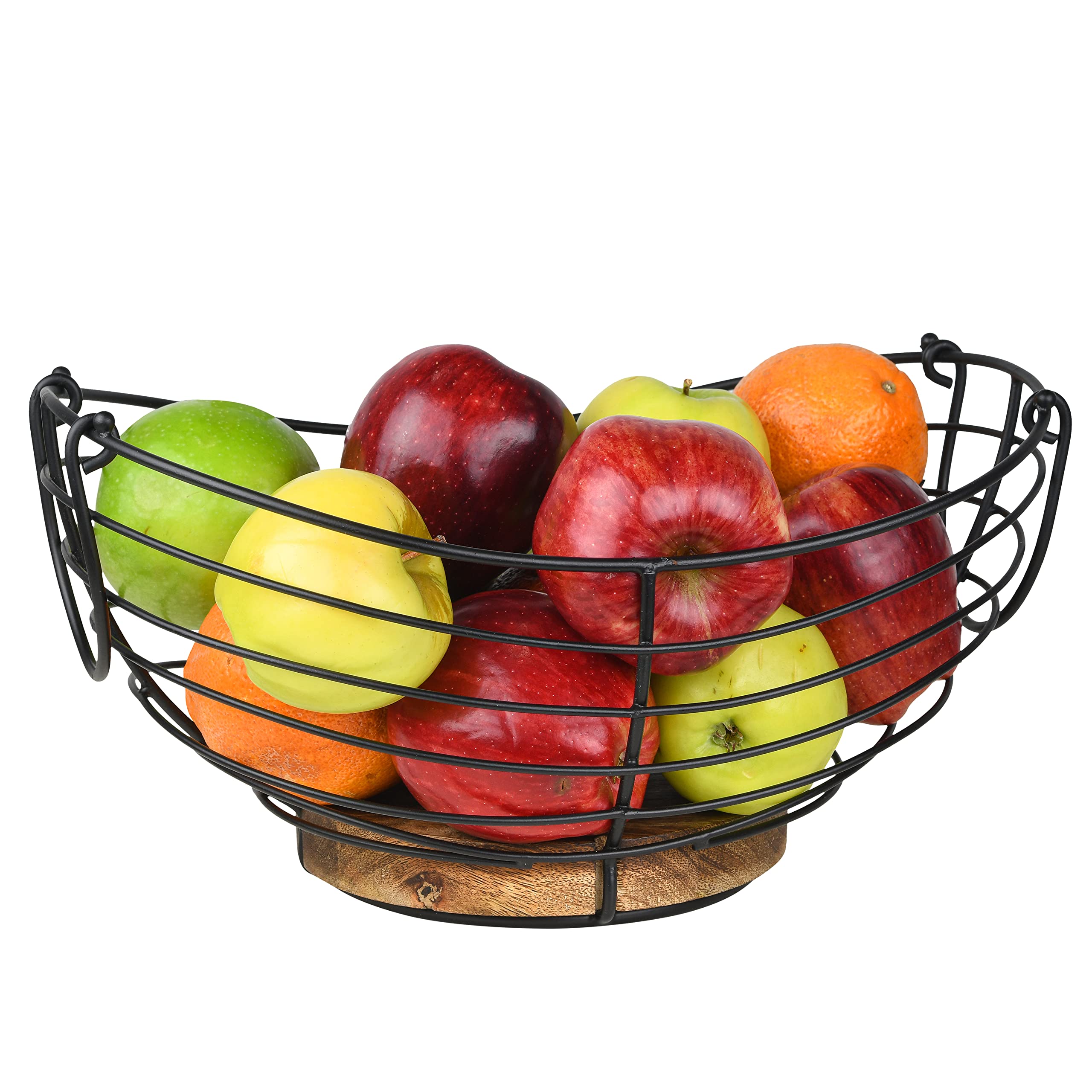 Tribello fruit basket in kitchen setting adding farmhouse warmth and easy access