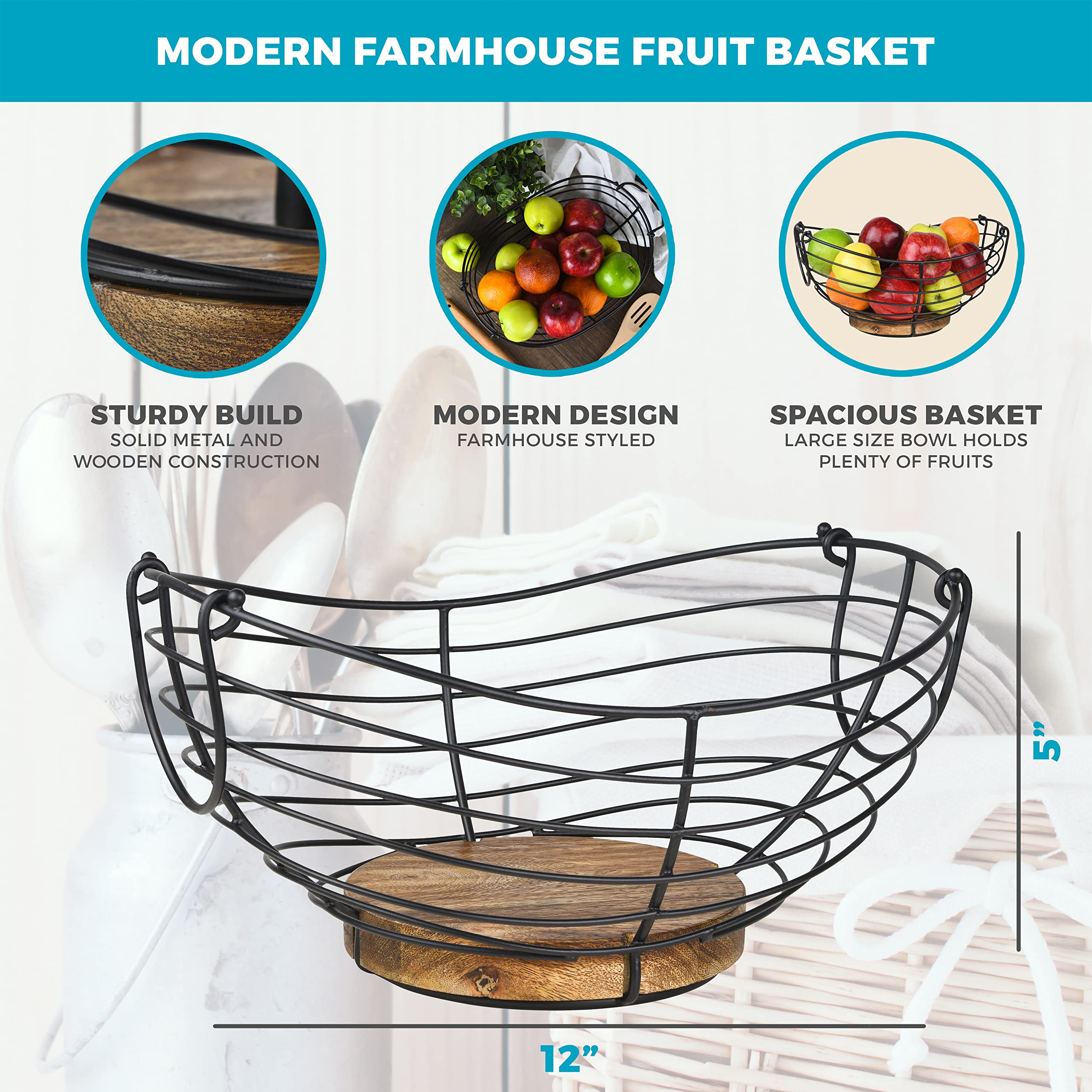 Tribello wire detail closeup showing airflow design that helps fruit freshness