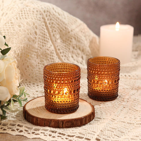 TRIRITE clustered votive holders used as wedding centerpiece for cohesive styling