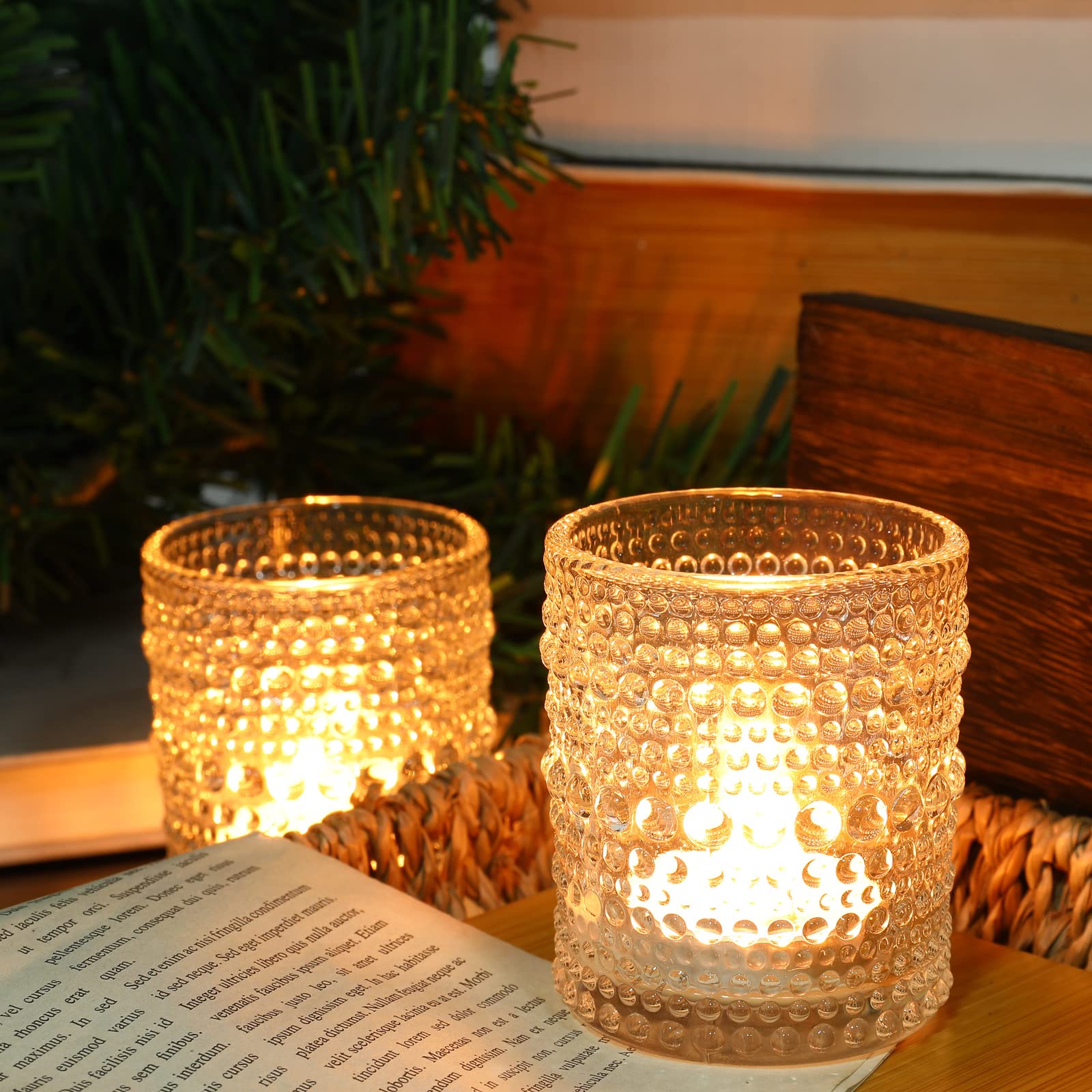 TRIRITE holder with LED tealight demonstrating flameless safe lighting