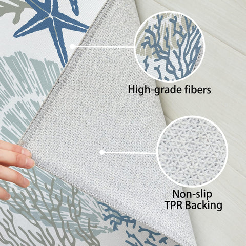 Tritard runner beside shoes and ruler showing 2x6 scale for accurate sizing benefit