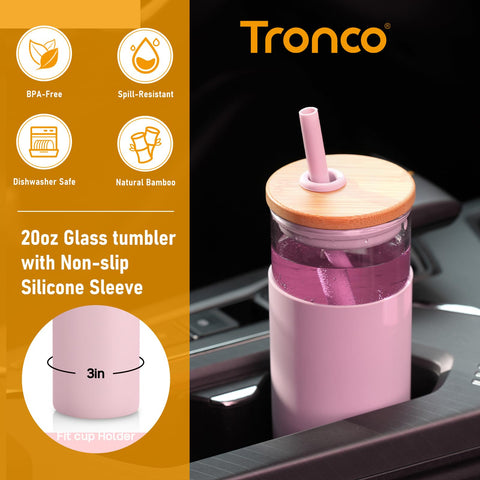 Tronco bamboo lid close-up with gasket highlighting spill-resistant seal