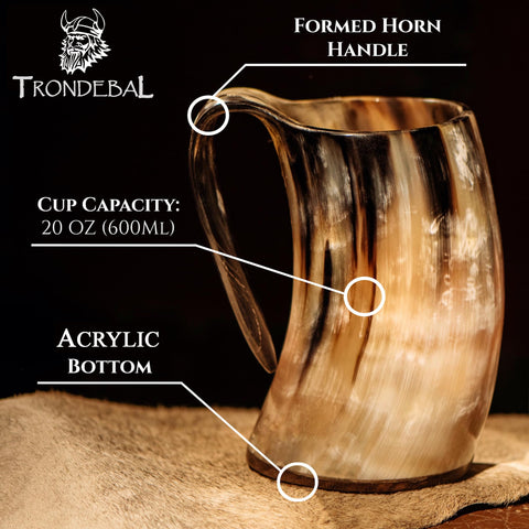 Trondebal handle and side profile demonstrating comfortable grip