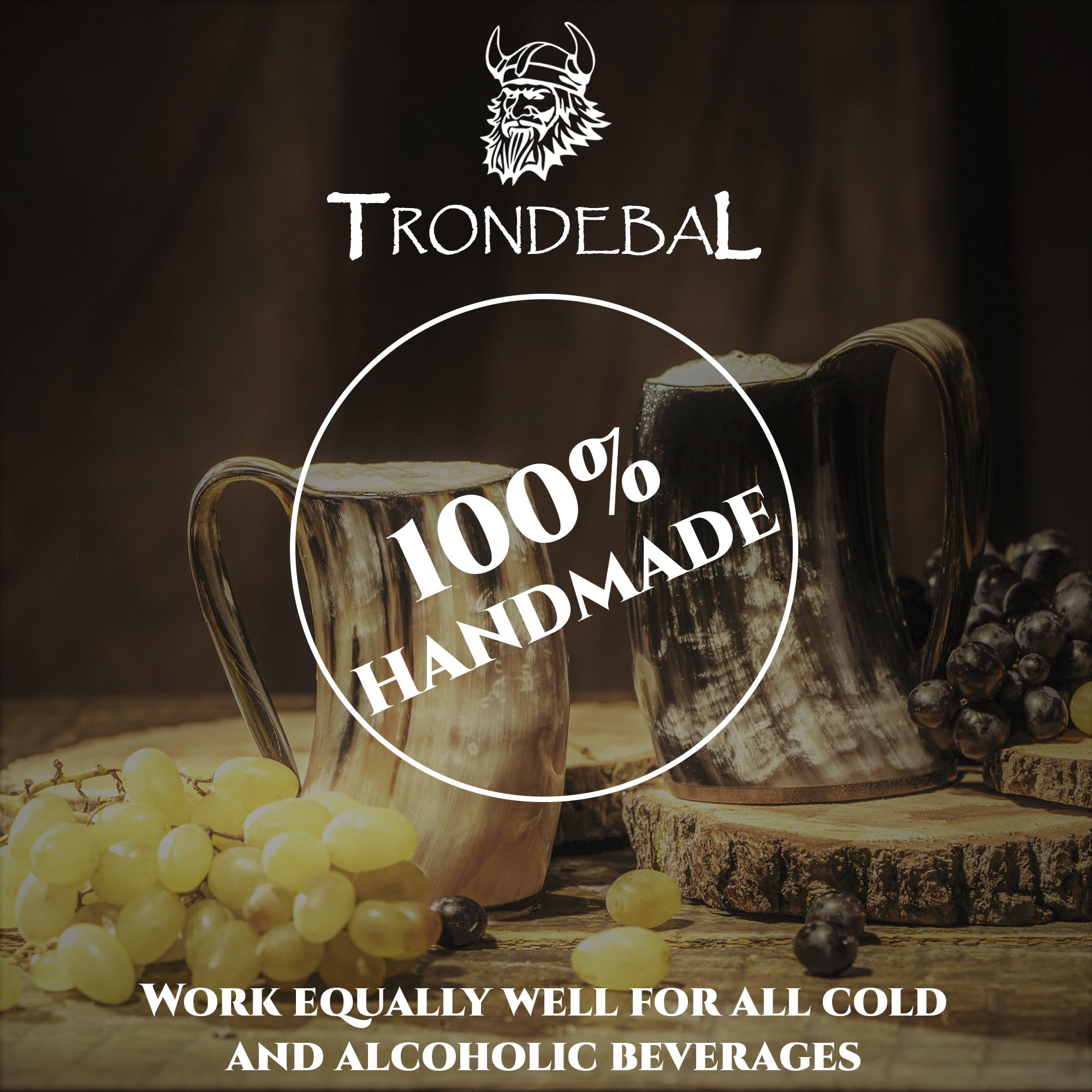 Trondebal size comparison with beer bottle demonstrating capacity