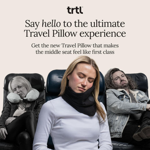 Trtl side angle highlighting neck support and upright head hold benefit
