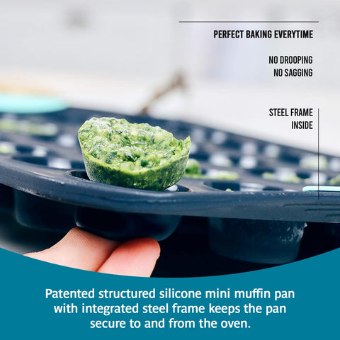 Trudeau close-up of flexible silicone texture showing nonstick surface for easy release