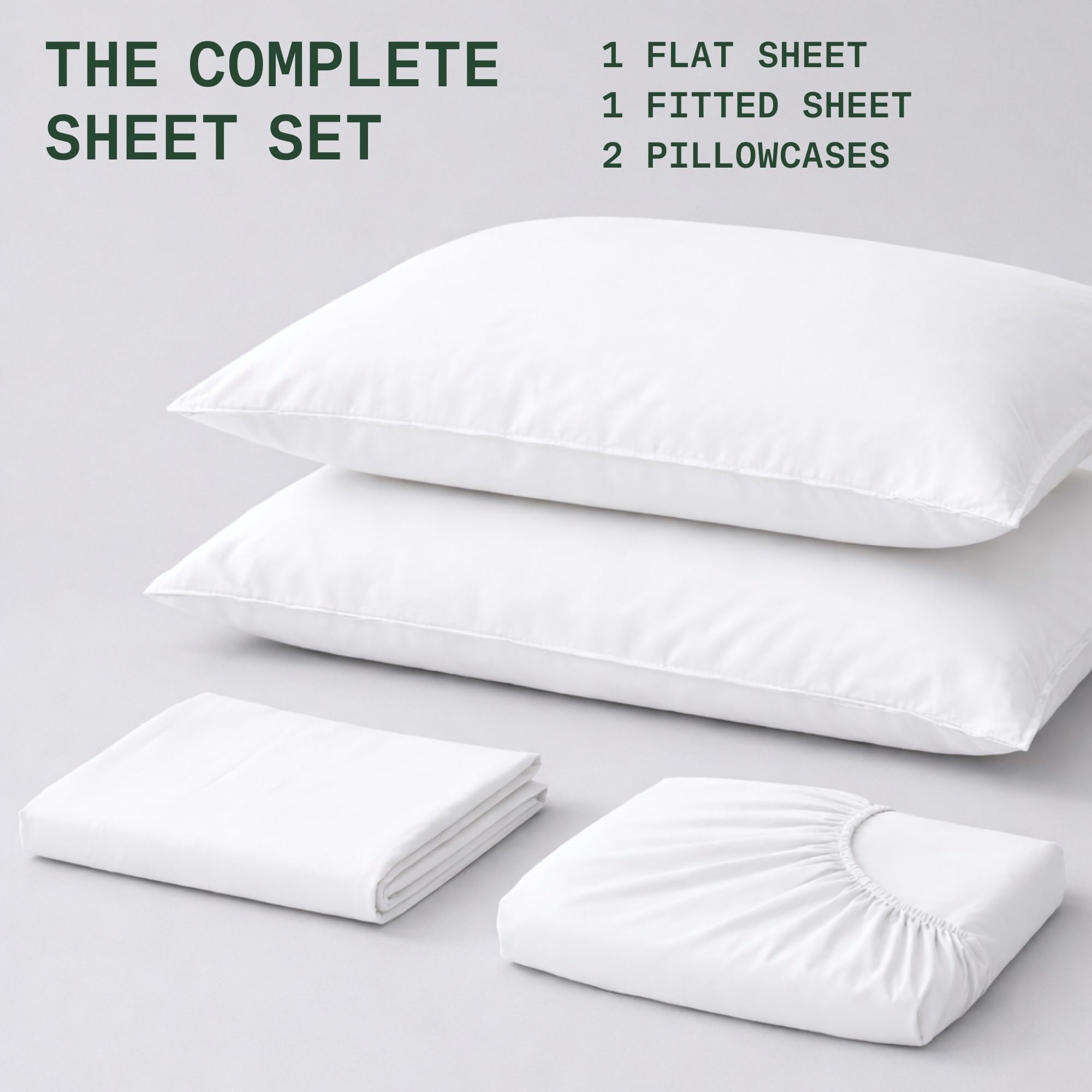 TRUE BAMBOO sheet on mattress for scale, showing fit on thicker mattresses