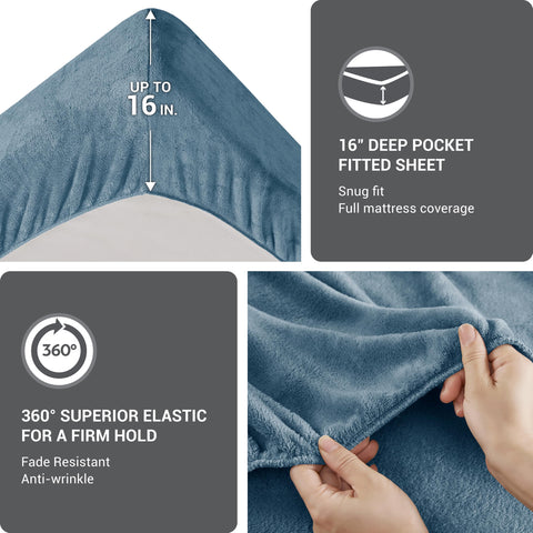 True North flat sheet draped on bed highlighting smooth coverage and warm comfort