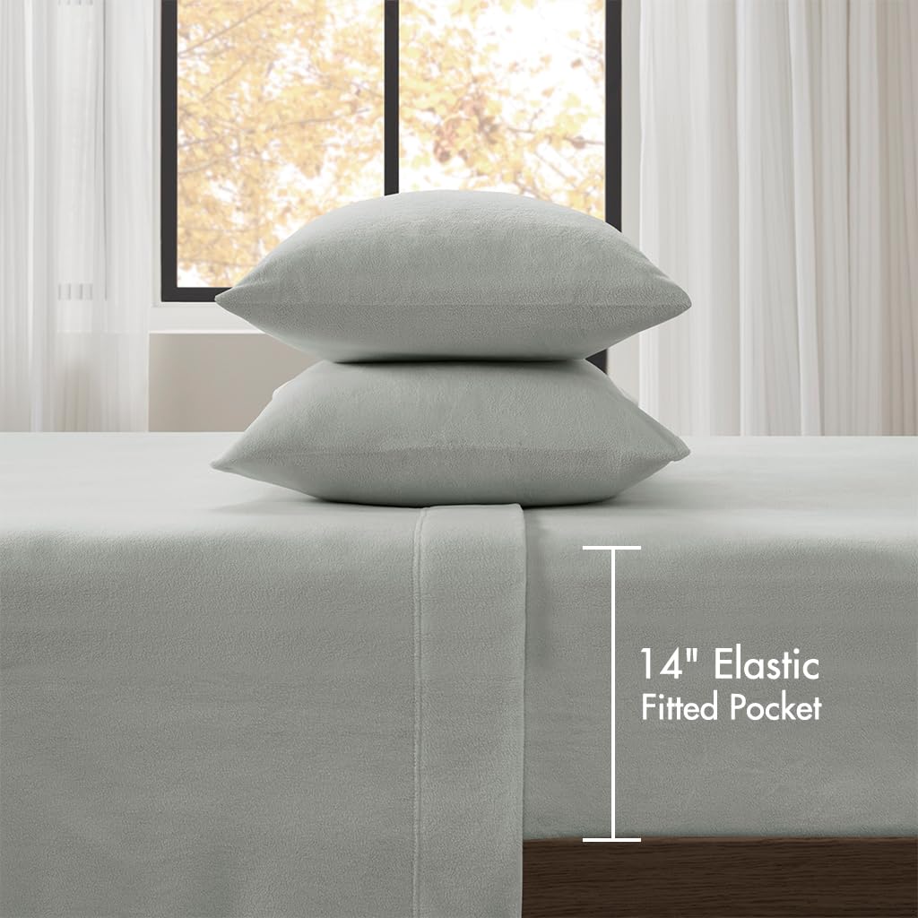 True North flat sheet fully spread showing dimensions and smooth drape
