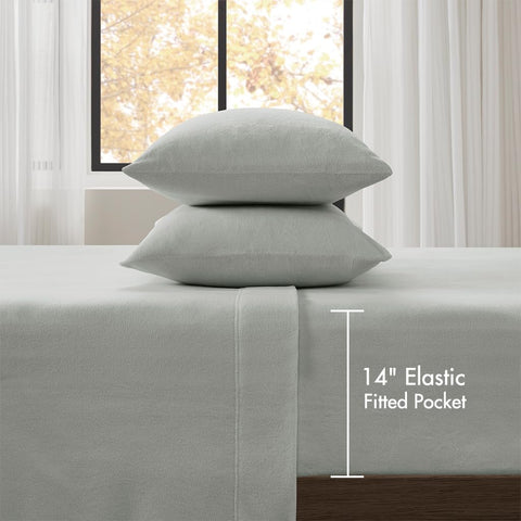 True North flat sheet fully spread showing dimensions and smooth drape