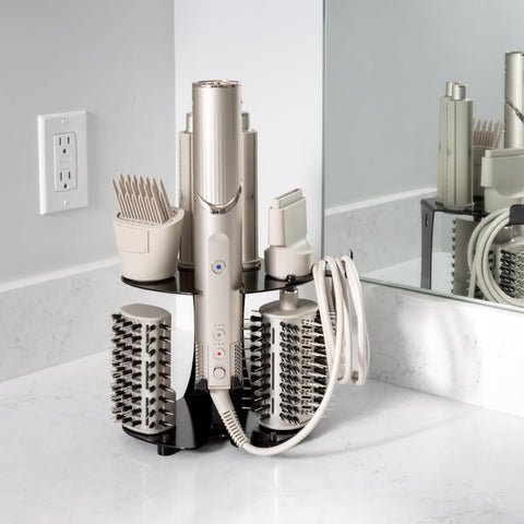 Truvalent front view organizer showing neat accessory storage and quick access