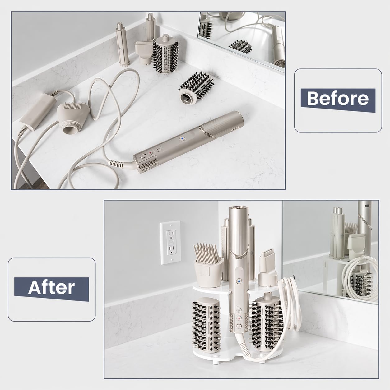Truvalent next to common items showing compact size and easy placement