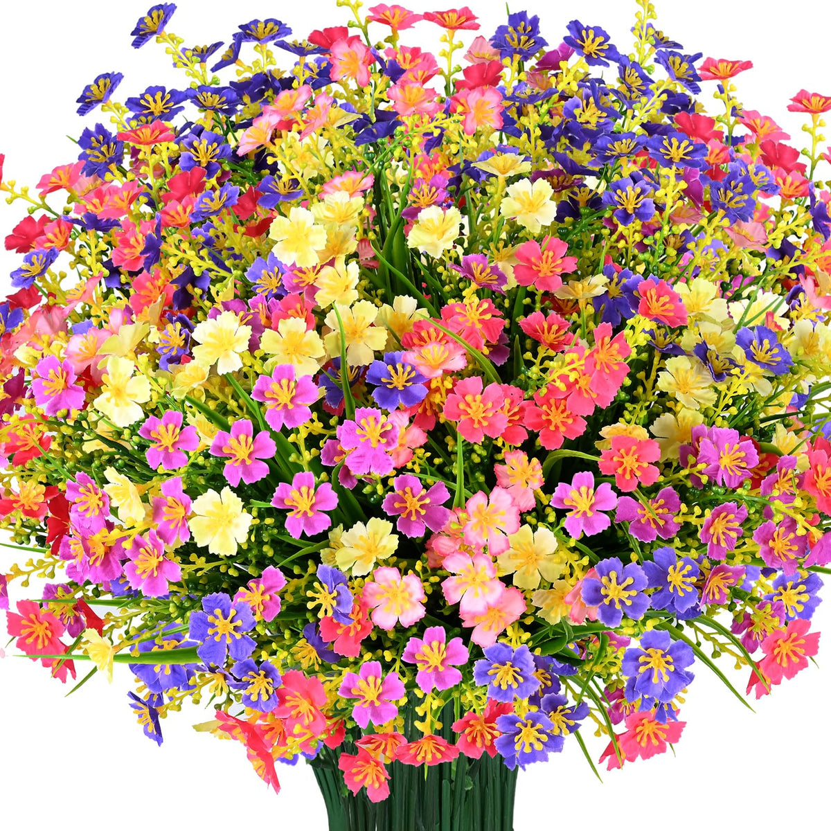 trytuny front view of 10-piece lavender bouquet showing full stems and colors, ideal for effortless decor