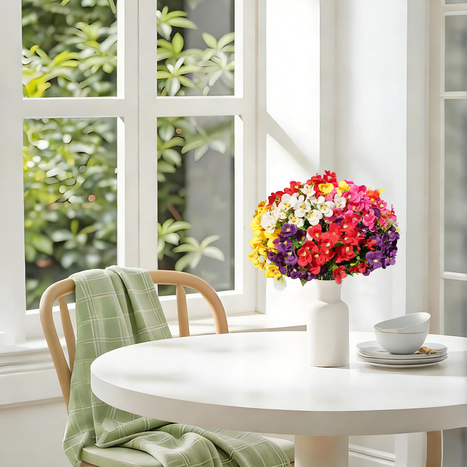 trytuny grouped table centerpiece showing event-ready, low-maintenance benefit
