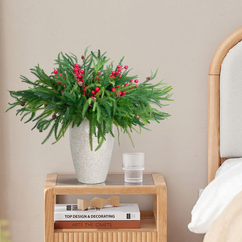 trytuny close-up of Norfolk pine needles highlighting realistic texture and durable finish
