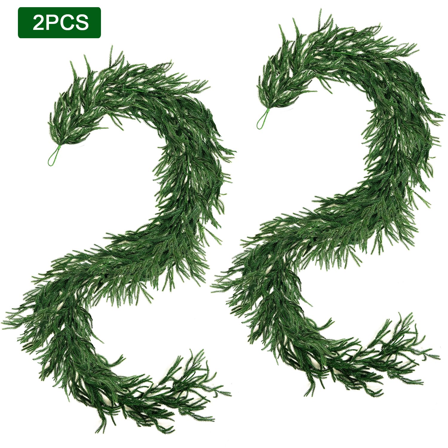 trytuny two garlands unboxed showing included decorative accents