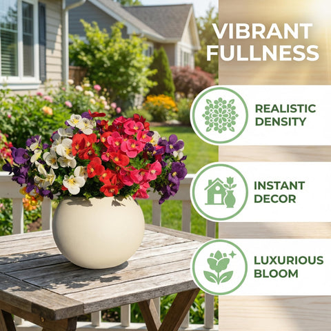 trytuny window box outdoor display showing sustained color outdoors benefit