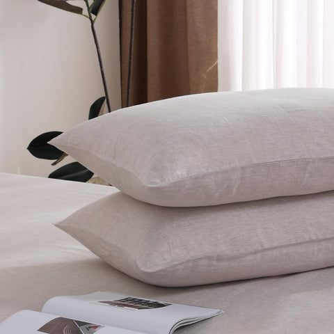 Tseapeni front packaging showing natural linen pair and premium presentation
